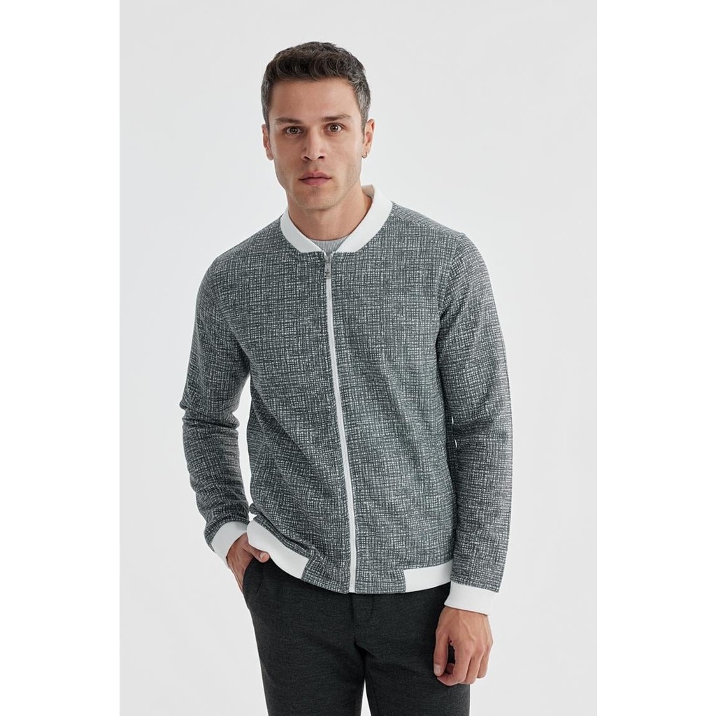 Siyah Slim Fit Pamuklu Kolej Mevsimlik Mont Erkek Mont Fiyatı