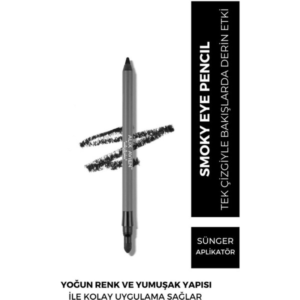Siyah Smoky Göz Kalemi - Buğulu Göz Makyajı ve Dumanlı Etki - Smoky Eye Pencil Black Göz Kalemleri Fiyatı