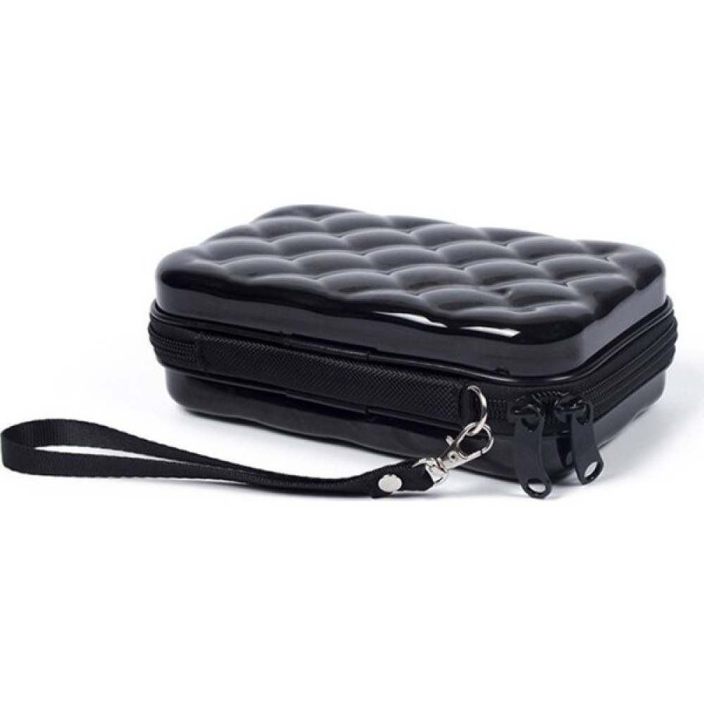 Siyah Taşınabilir Mini Saklama Çantası, Su Geçirmez Aksesuar Çantası, Veri Kablosu Kozmetik Çantası (17.5 cm * 10.5 cm * 7 Cm) Makyaj Fırça ve Aksesuarları Fiyatı