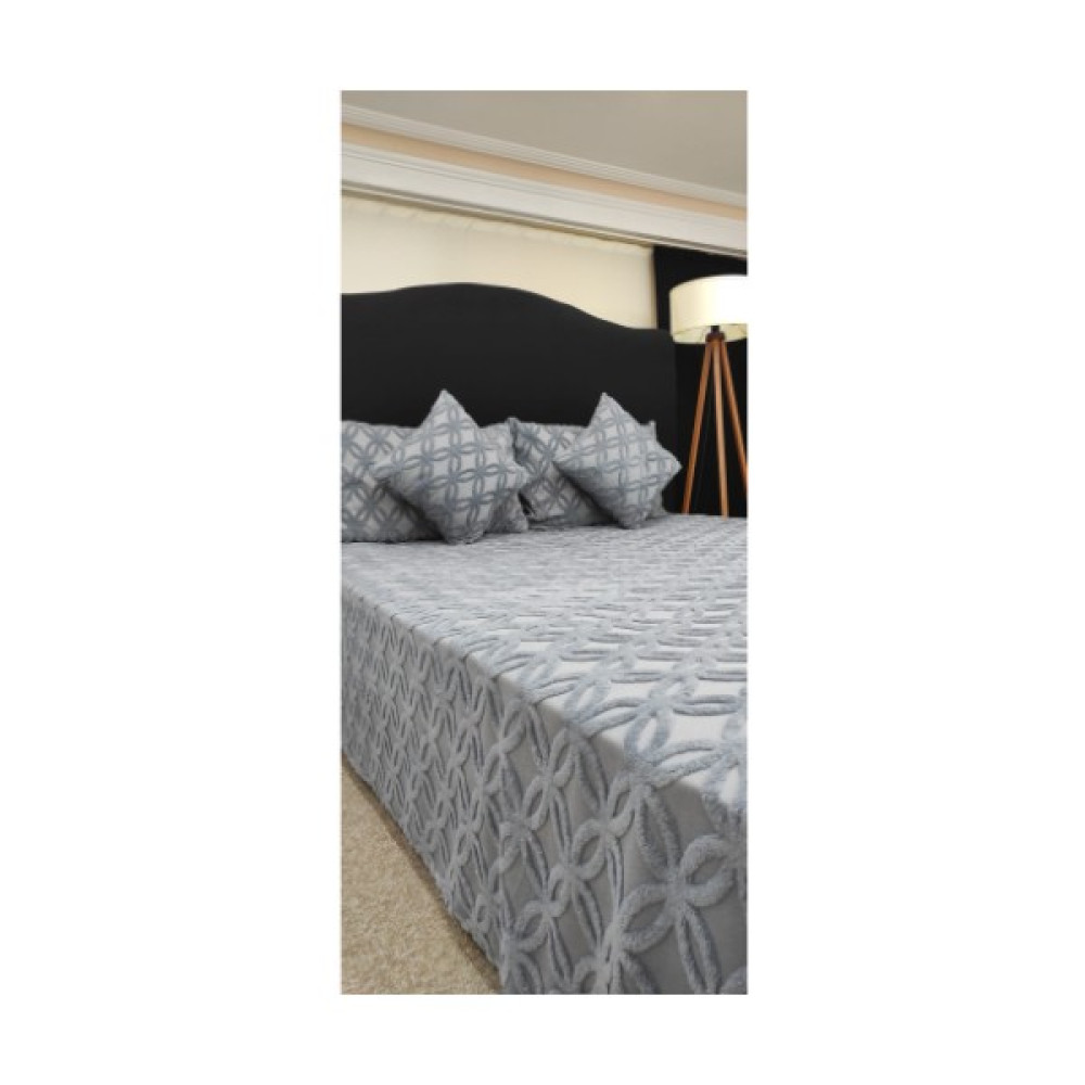 Siyasastar Elitsoft Kumaş Çift Kişilik Yatak Örtüsü Takımı 220*240 cm - Koyu Gri - 220 x 240 cm Yatak Örtüsü Fiyatı