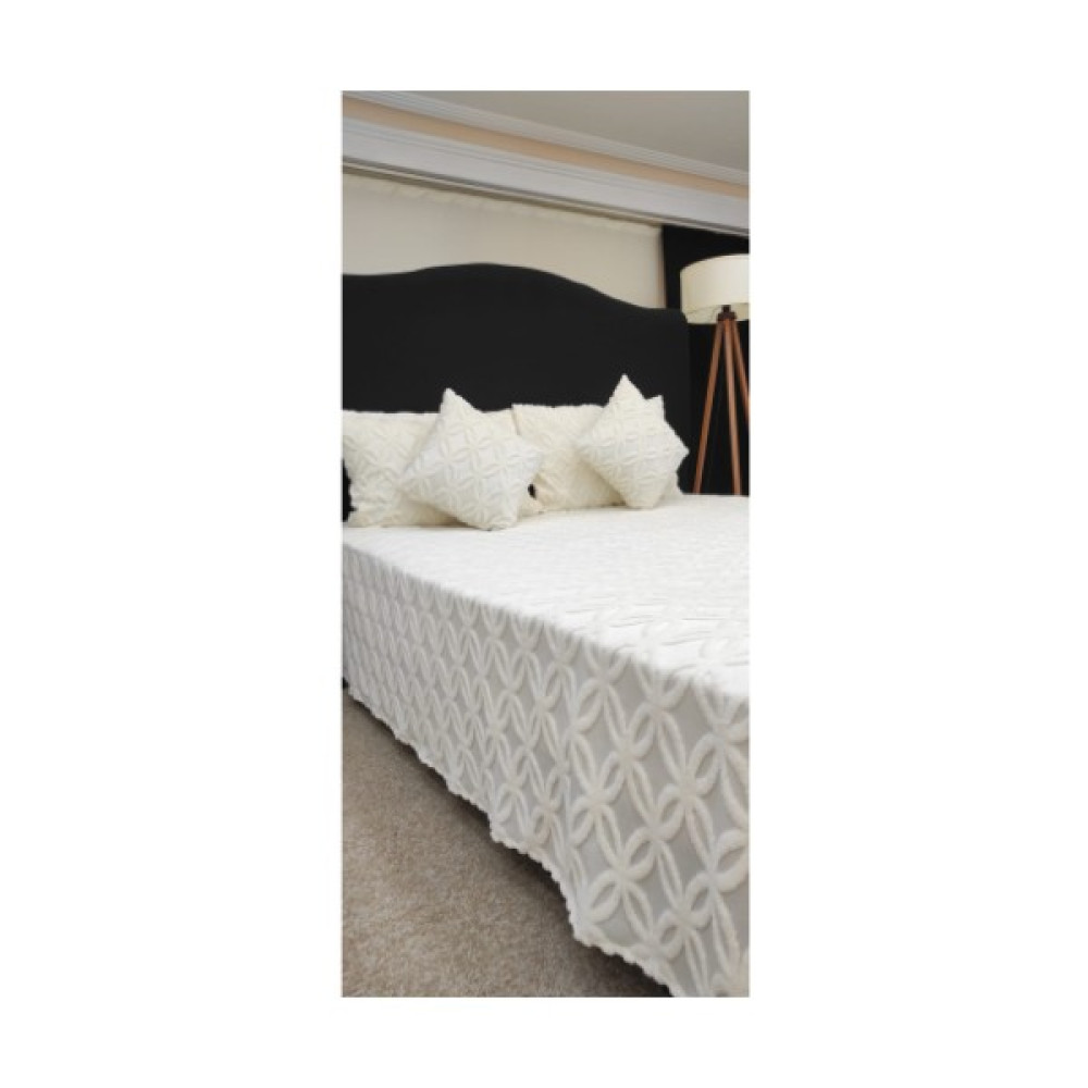 Siyasastar Elitsoft Kumaş Çift Kişilik Yatak Örtüsü Takımı 220*240 cm - Krem - 220 x 240 cm Yatak Örtüsü Fiyatı
