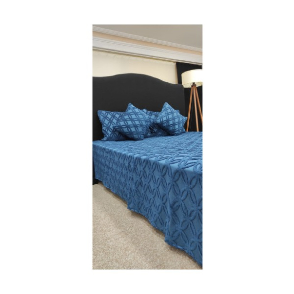 Siyasastar Elitsoft Kumaş Çift Kişilik Yatak Örtüsü Takımı 220*240 cm - Petrol - 220 x 240 cm Yatak Örtüsü Fiyatı