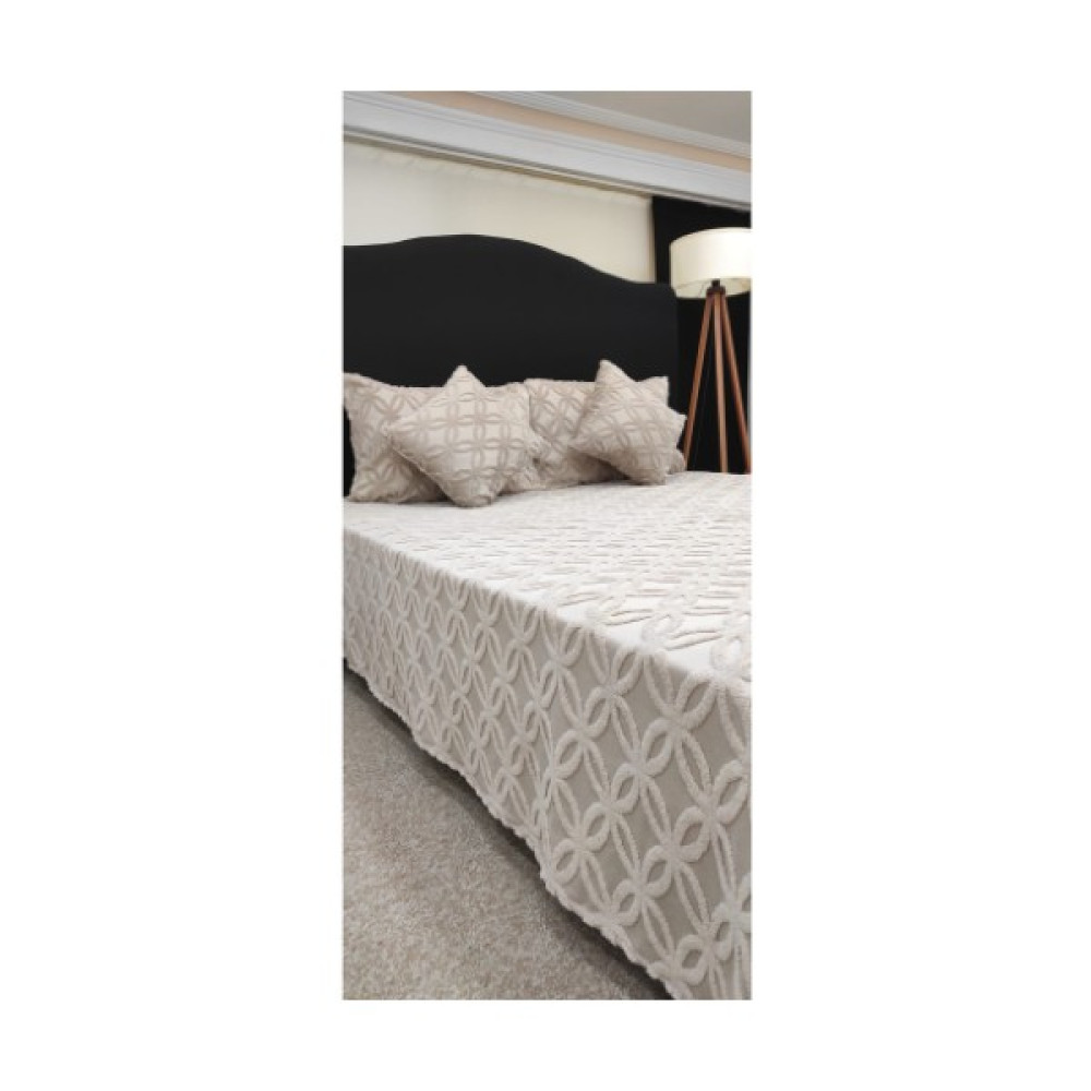 Siyasastar Elitsoft Kumaş Çift Kişilik Yatak Örtüsü Takımı 220*240 cm - Vizon - 220 x 240 cm Yatak Örtüsü Fiyatı