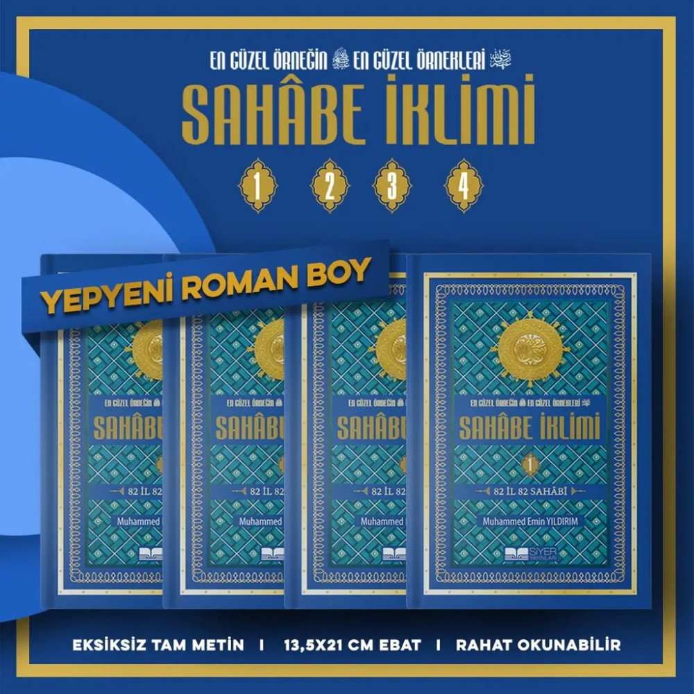 Siyer Yayınları Sahabe İklimi 4 Cilt - Muhammed Emin Yıldırım Din Kitapları Fiyatı