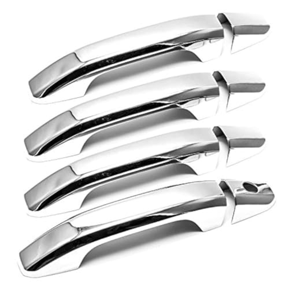 Sizver Chrome Door Handle Covers for 2014-2018 Chevy Silverado 1500