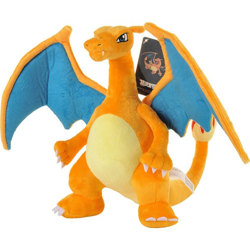 SJ Pokémon Charizard Peluş Oyuncak Doğum Günü Hediyesi Dinozor Bebek 320G28CM (Yurt Dışından) - Turuncu Peluş Oyuncaklar Fiyatı