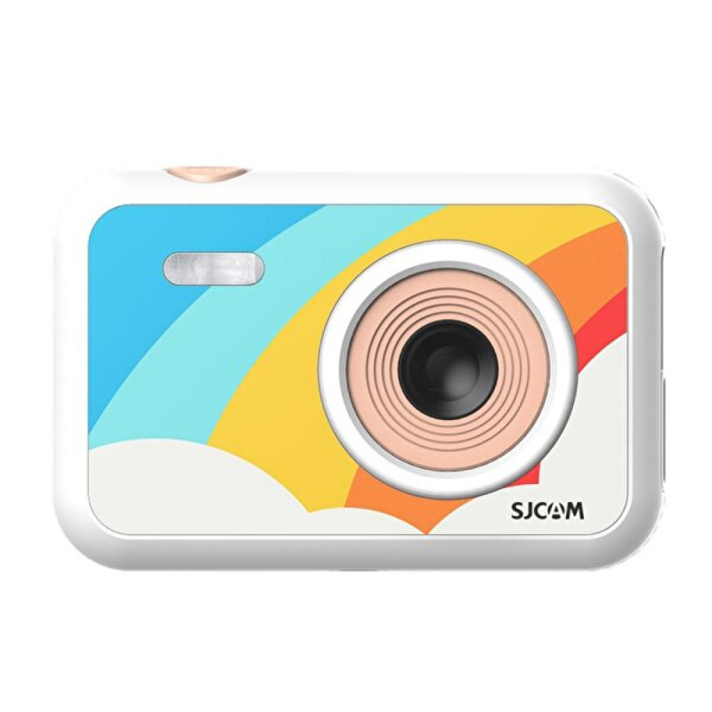 Sjcam FunCam Çocuklar İçin Gökkuşağı Desenli Beyaz Fotoğraf Makinesi Ve Kamera Aksiyon Kameralar Fiyatı