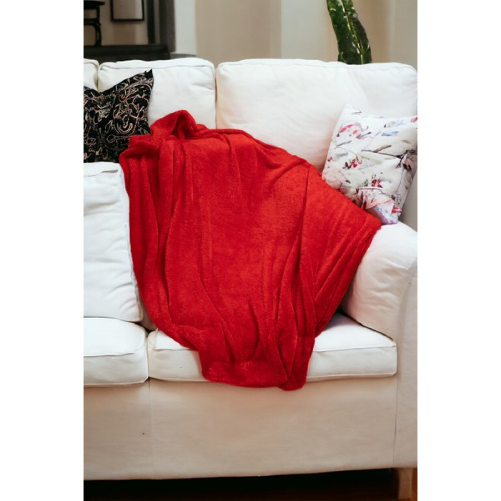Sk Home Wellsoft Tek Kişilik Tv Battaniyesi(Btnytv-06-Kırmızı) - Kırmızı - 120 x 170 cm Battaniye Fiyatı