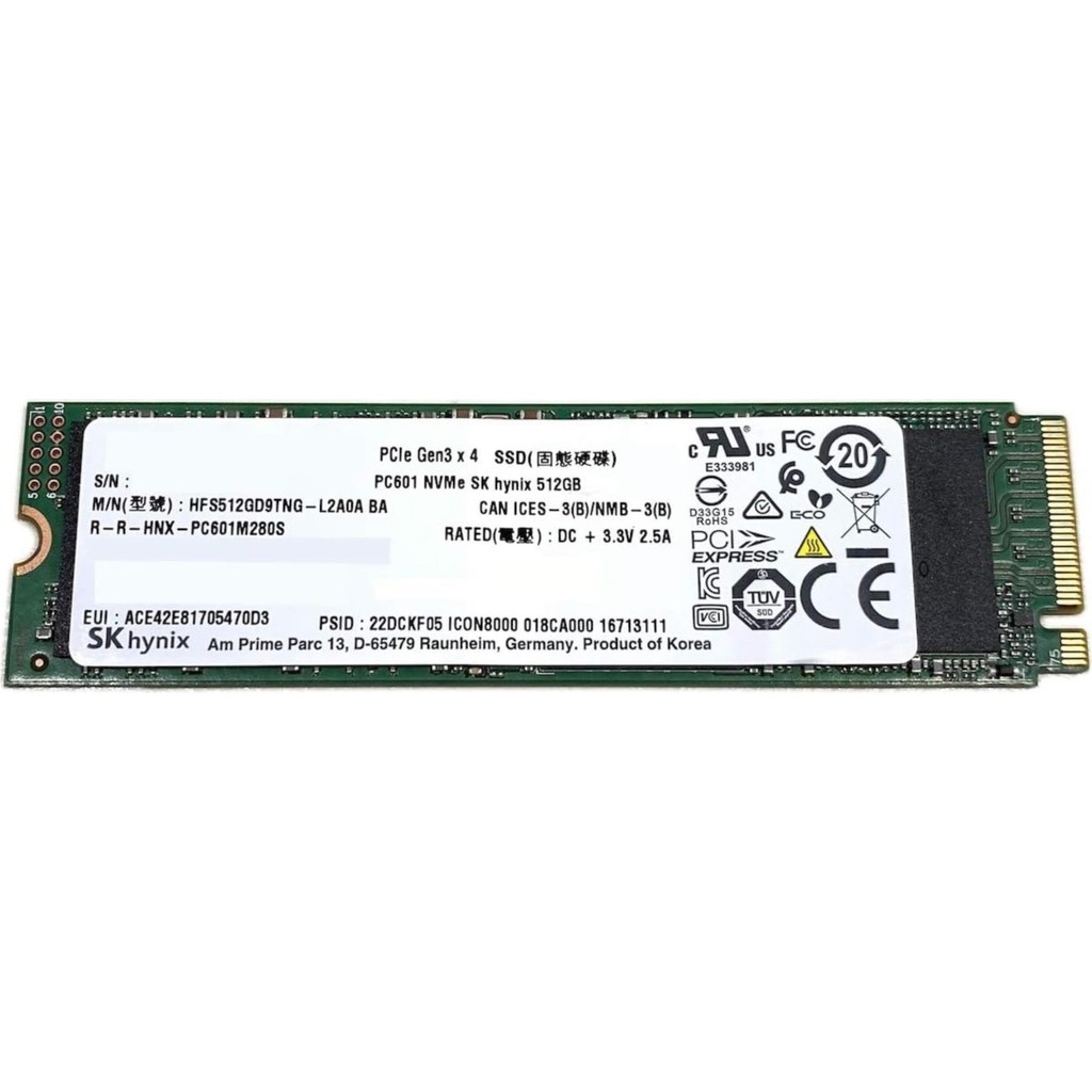 Sk Hynix BC901 512GB 2280 M.2 Nvme SSD - Yok SSD / Solid State Drive Fiyatı