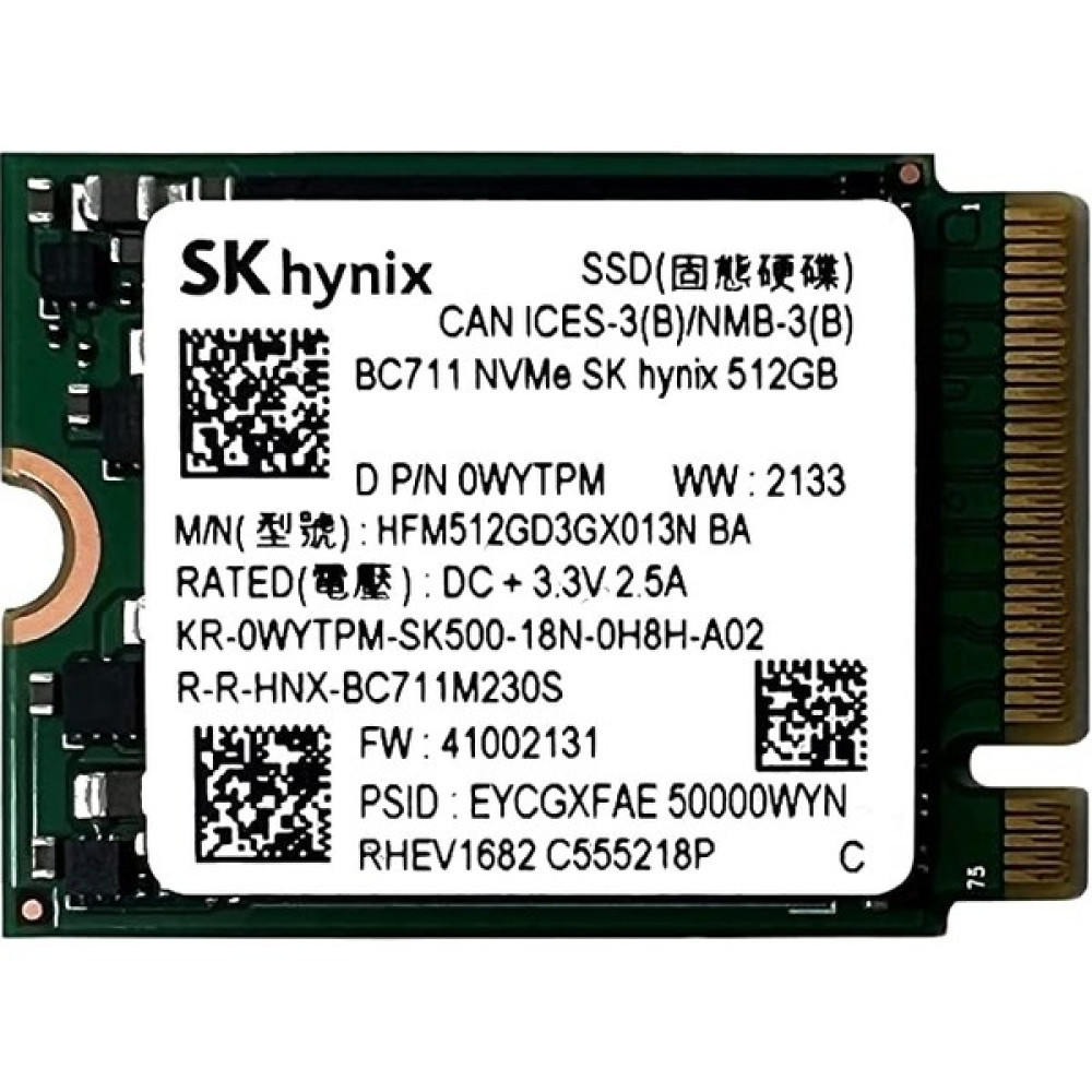 SK Hynix Skhynix BC711 512GB Nvme Pcıe M.2 2230 30MM Solid State Drive - HFM512GD3GX013N - 512 SSD / Solid State Drive Fiyatı