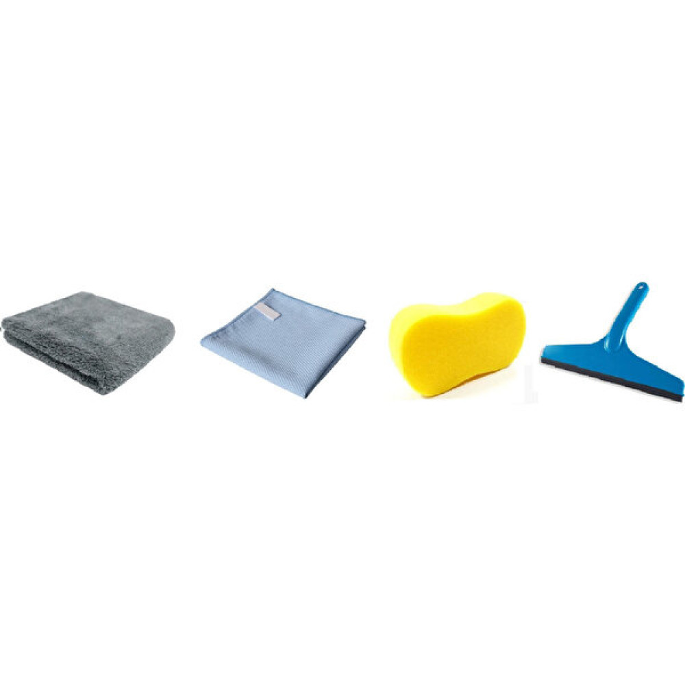 Sk Life Oto Kurulama Temizlik Paketi (50*70 Mikrofiber Gri Bez+ Cam Bezi+ Sünger+ Çekpas) Oto Genel Temizlik Fiyatı