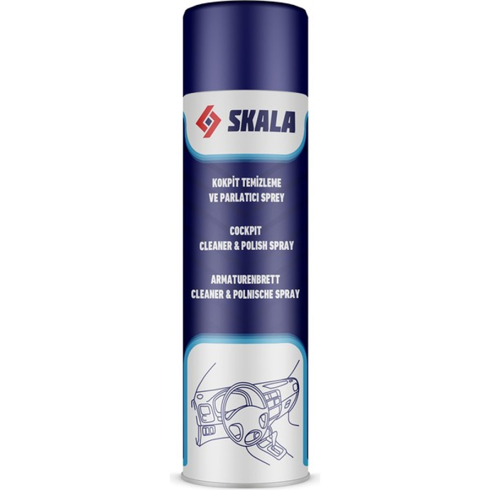 Skala Kokpit Temizleme ve Parlatıcı Sprey 500 ml Oto Genel Temizlik Fiyatı