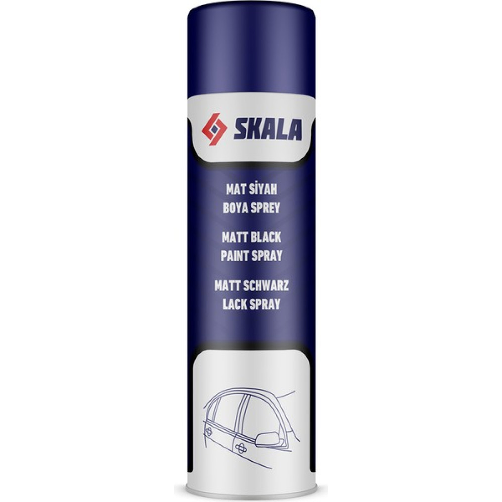 Skala Mat Siyah Boya Sprey 500 ml Boya Malzemeleri Fiyatı
