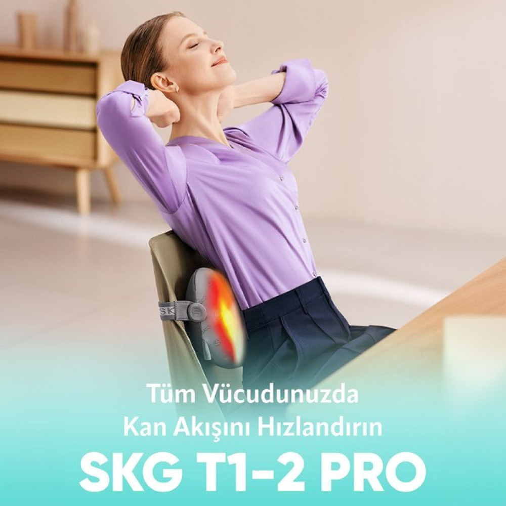 Skg T1-2 Pro Masaj Yastığı, Termoterapi-Isı Terapisi, Bel, Kalça, Sırt, Omuz Boyun Masaj Aleti Masaj Cihazları Fiyatı