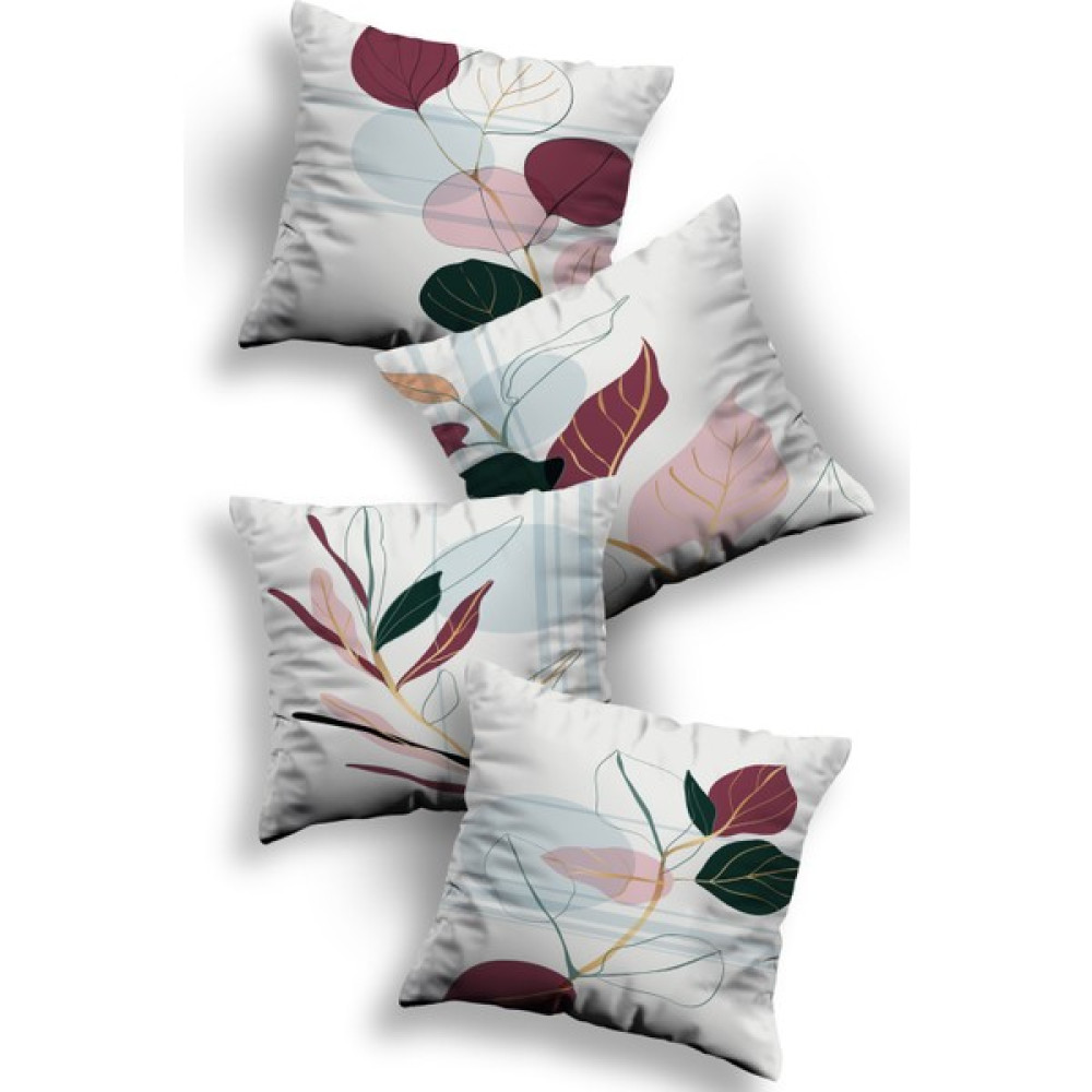 Skhome Özel Tasarım Premium Dekoratif 4lü Kırlent Kılıfı - 43 x 43 cm - Mor Kırlent / Mobilya Yastığı Fiyatı