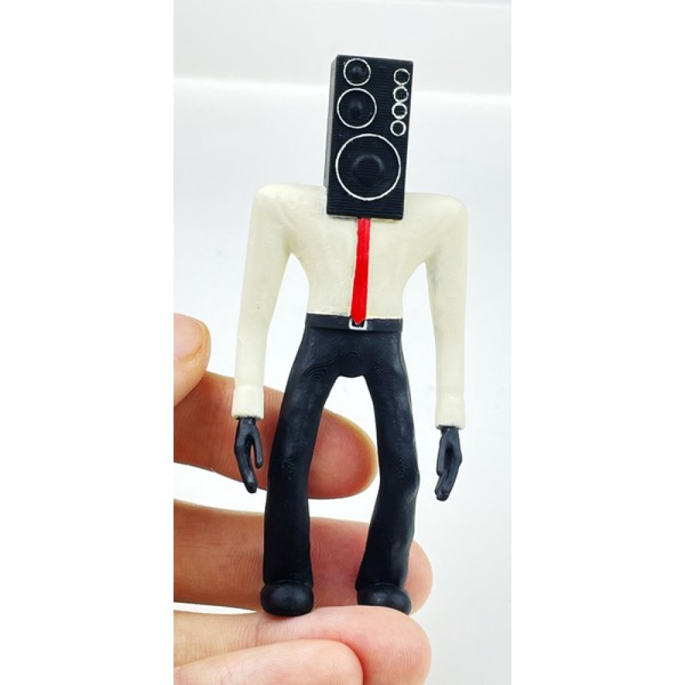 Skibidi Toilet - Şibili Tuvalet Speakerman Konuşmacı Adam Animasyon 3D Figür/büst 12 cm Boyutunda - 010 - Beyaz Oyuncak Fiyatı