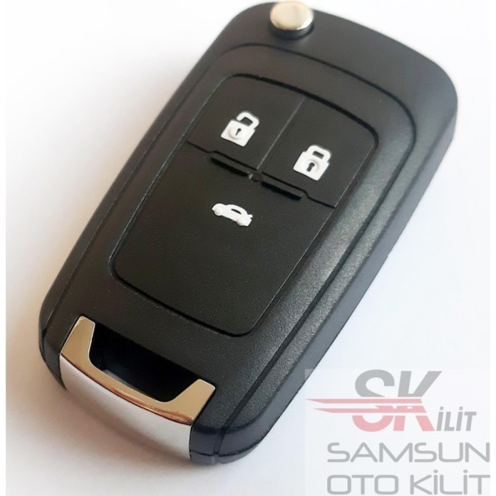 Skilit Samsun Oto Kilit Chevrolet Cruze Aveo Anahtar Kumanda Kabı Vidalı Metal Logolu Anahtarlık Fiyatı