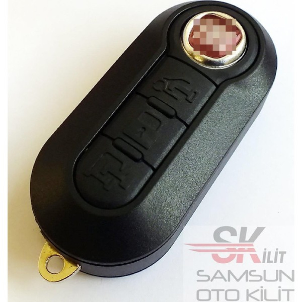 Skilit Samsun Oto Kilit Fiat 500 Doblo Ducato Punto Kumanda Anahtar Kabı Metal Logolu Anahtarlık Fiyatı