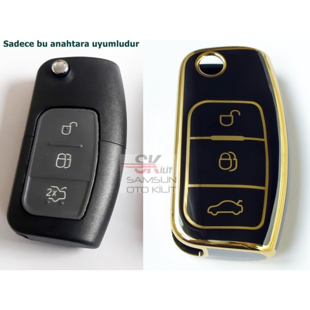 Skilit Samsun Oto Kilit Ford Focus 2 Fiesta Silikon Nano Anahtar Kumanda Kılıfı Siyah Anahtarlık Fiyatı