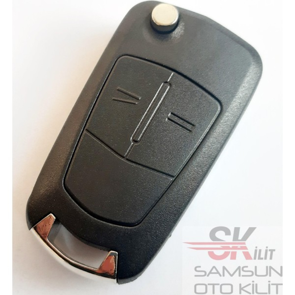 Skilit Samsun Oto Kilit Opel Astra H Corsa D Meriva Anahtar Kumanda Kabı Krom Metal Logolu Anahtarlık Fiyatı