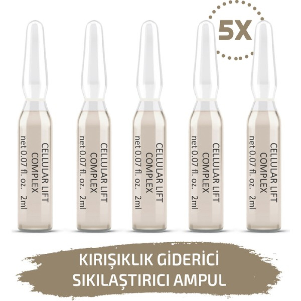 Skin Accents Ampul 5 Adet Cellular Lift Complex Cilt Serumu Dermaroller Dermapen Serum Anti-Aging / Yaşlanma Karşıtı Fiyatı