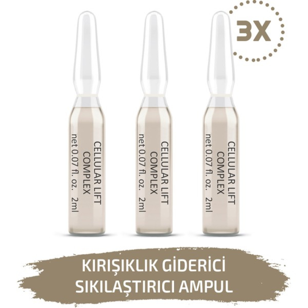 Skin Accents Ampul Cellular Lift Complex Cilt Serumu 3 Adet Dermaroller Dermapen Serum Anti-Aging / Yaşlanma Karşıtı Fiyatı