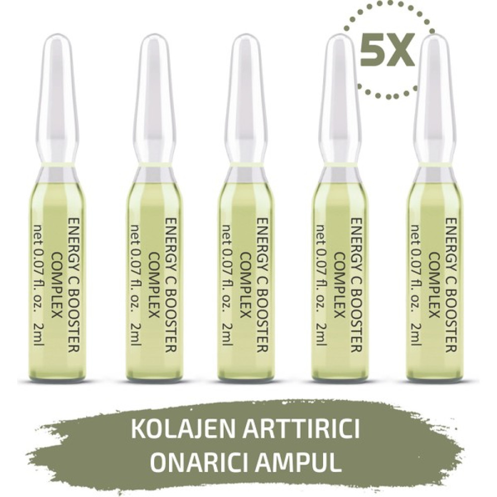 Skin Accents Arttırıcı Ampul 5 Adet Energy C Booster Complex Cilt Serumu Dermaroller Dermapen Serum Anti-Aging / Yaşlanma Karşıtı Fiyatı