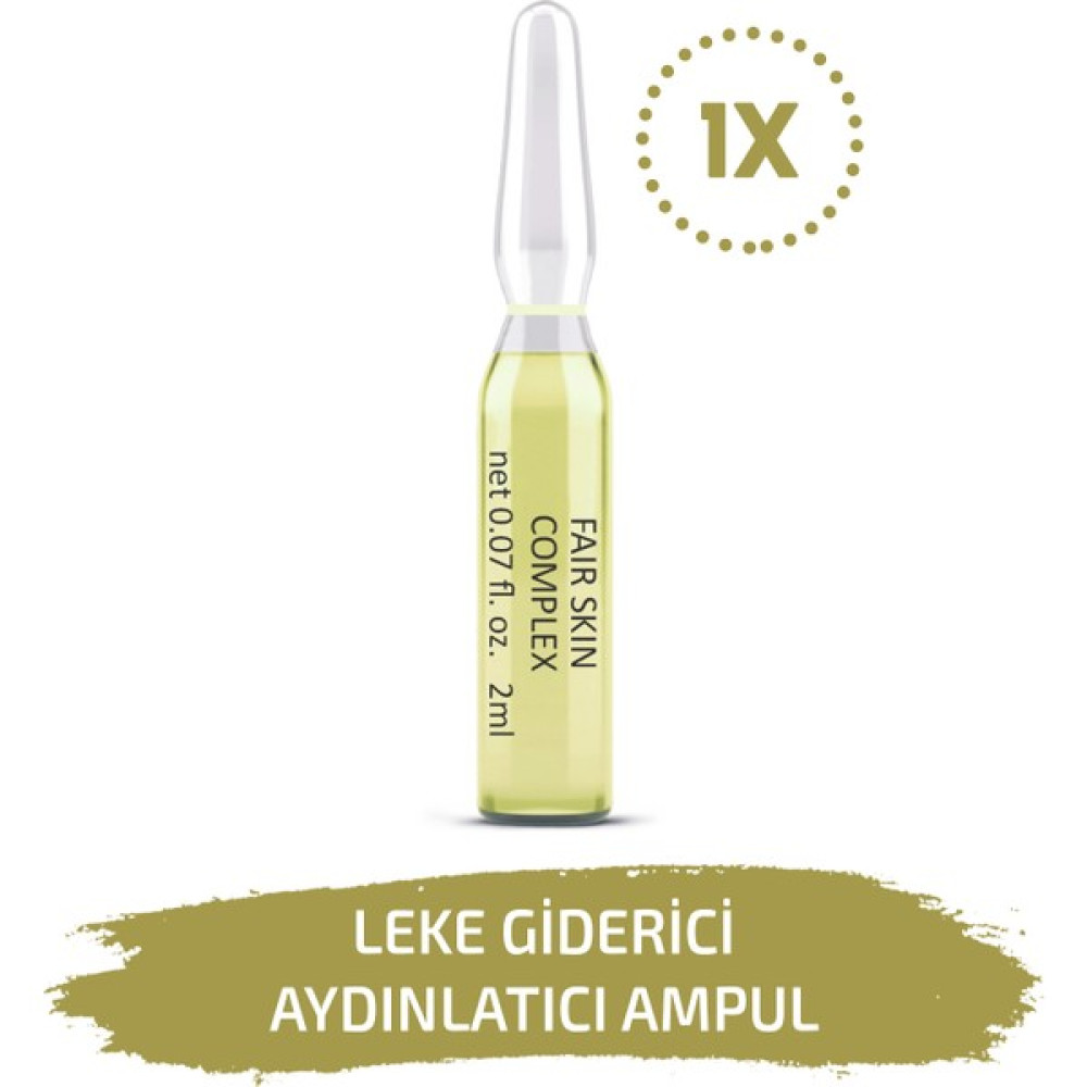 Skin Accents Aydınlatıcı Ampul 1 Adet Fair Skin Complex Cilt Serumu Dermaroller Dermapen Serum Anti-Aging / Yaşlanma Karşıtı Fiyatı