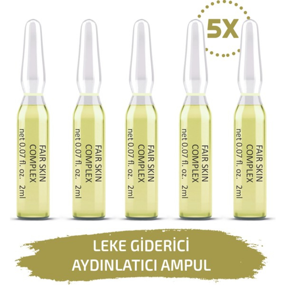 Skin Accents Aydınlatıcı Ampul 5 Adet Fair Skin Complex Cilt Serumu Dermaroller Dermapen Serum Anti-Aging / Yaşlanma Karşıtı Fiyatı