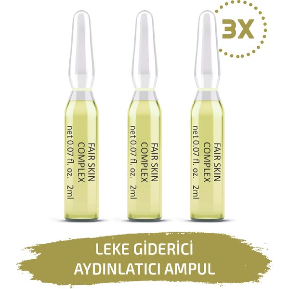 Skin Accents Aydınlatıcı Ampul Fair Skin Complex Cilt Serumu 3 Adet Dermaroller Dermapen Serum Anti-Aging / Yaşlanma Karşıtı Fiyatı