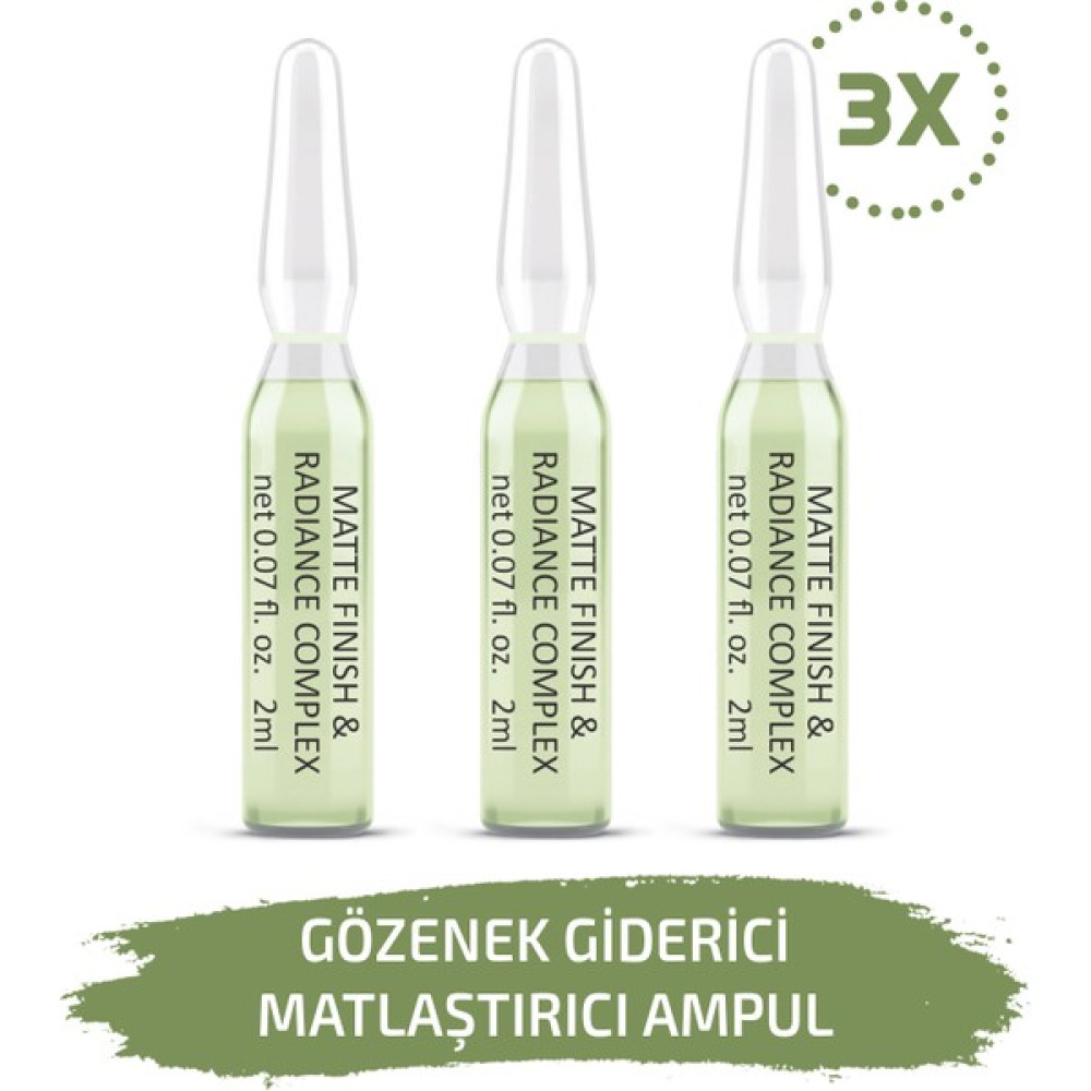 Skin Accents Gözenek Giderici Matlaştırıcı Ampul Matte Finish & Radiance Complex Cilt Serumu 3 Adet Dermaroller Dermapen Serum Anti-Aging / Yaşlanma Karşıtı Fiyatı