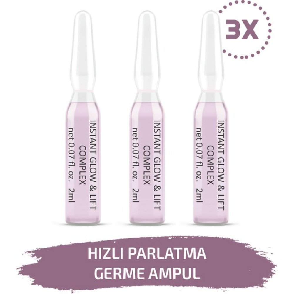 Skin Accents Hızlı Parlatma ve Germe Ampul Instant Glow & Lift Complex Cilt Serumu 3 Adet Dermaroller Dermapen Serum Anti-Aging / Yaşlanma Karşıtı Fiyatı