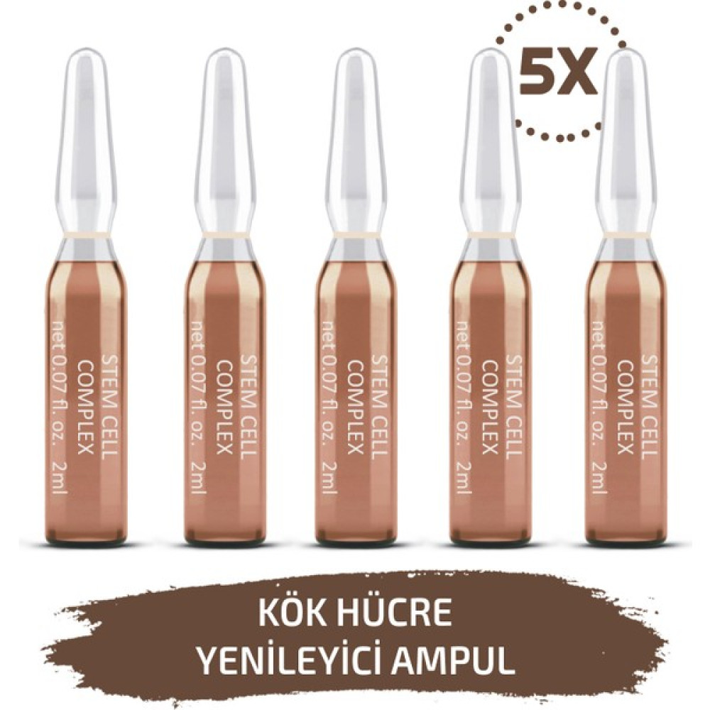 Skin Accents Kök Ampul 5 Adet Stem Cell Complex Cilt Serumu Dermaroller Dermapen Serum Anti-Aging / Yaşlanma Karşıtı Fiyatı
