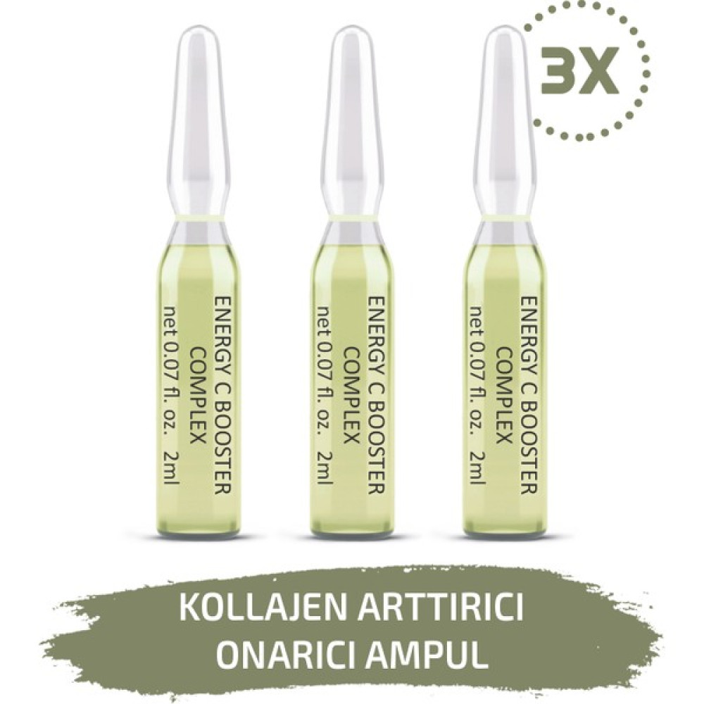 Skin Accents Kollajen Arttırıcı Onarıcı Ampul Energy C Complex Cilt Serumu 3 Adet Dermaroller Dermapen Serum Anti-Aging / Yaşlanma Karşıtı Fiyatı