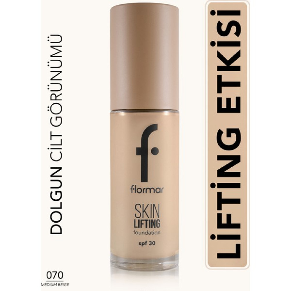 Skin Lifting Doğal Görünüm Veren Sıkılaştırıcı Etkili Fondöten (070 Medium Beige) 8682536059657 Fondötenler Fiyatı