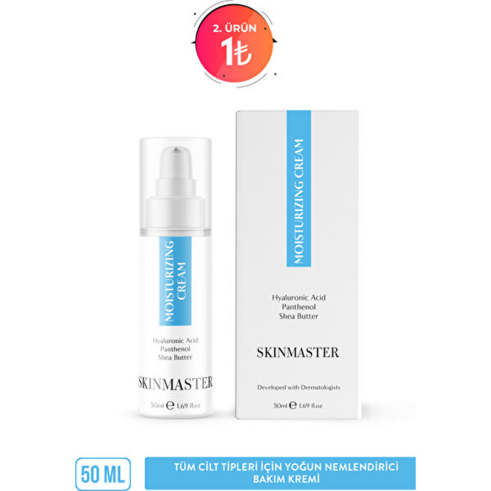 Skin Master Tüm Cilt Tipleri Için Yoğun Nemlendirici Bakım Kremi ( Ha %2, Panthenol %5 + Shea Butter) Anti-Aging / Yaşlanma Karşıtı Fiyatı