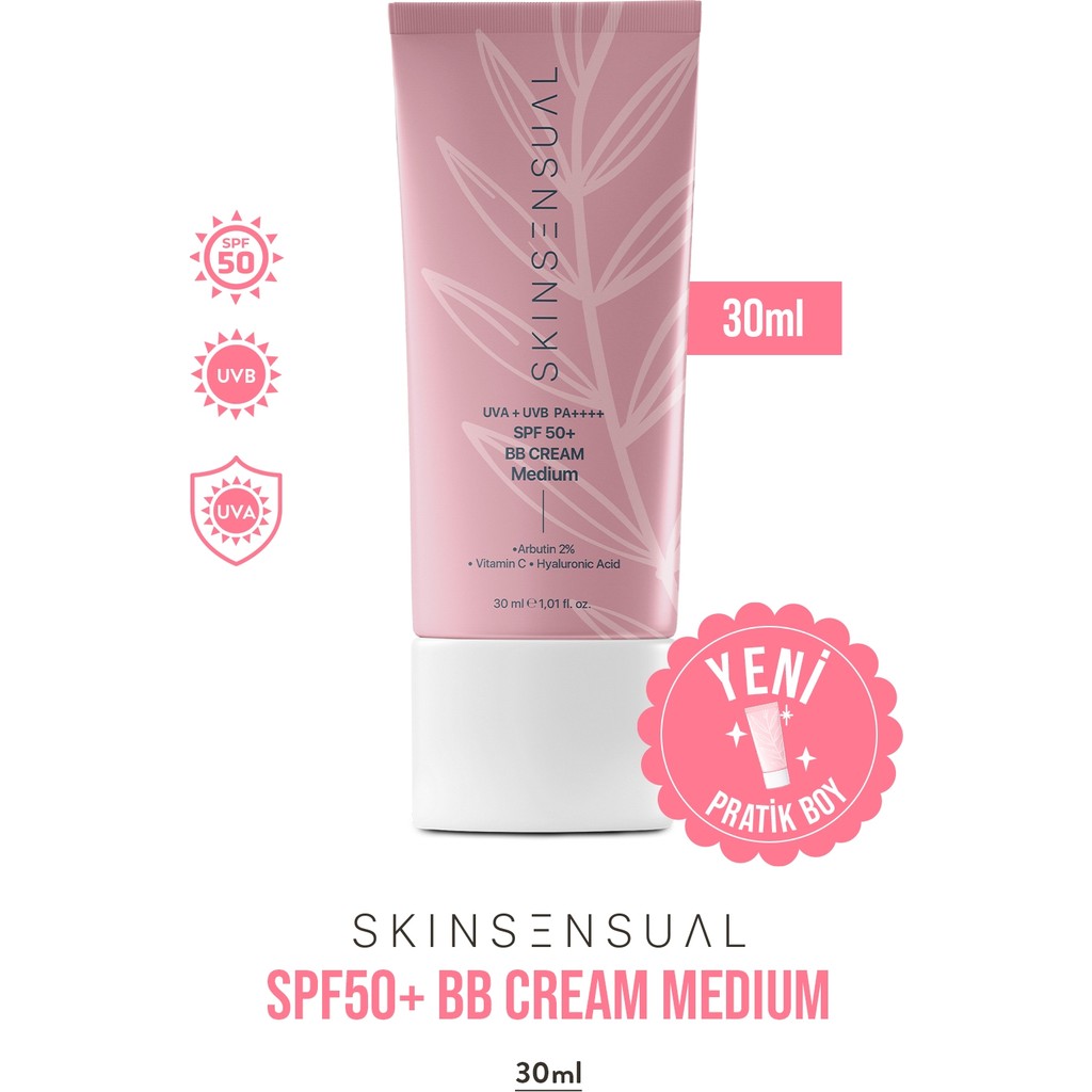 Skin Sensual Bb Krem Medium 30ML SPF50 Pa++++ | Leke Karşıtı, Aydınlık Cilt Görünümü | Uva/uvb Koruma Diğer Fiyatı