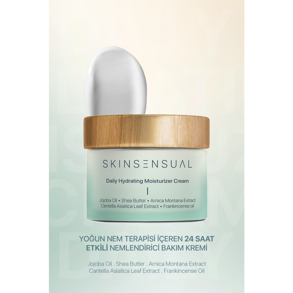 Skin Sensual Daily Hydrating Moisturizer Cream Jojoba Oil Shea Butter 24 Saat Etkili Nemlendirici Cilt ve Yüz Bakımı Fiyatı