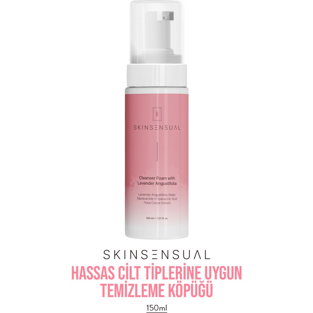 Skin Sensual Hassas Ciltler İçin Temizleyici Köpük 150 ml Lavanta Angustifolia İçerikli Diğer Fiyatı
