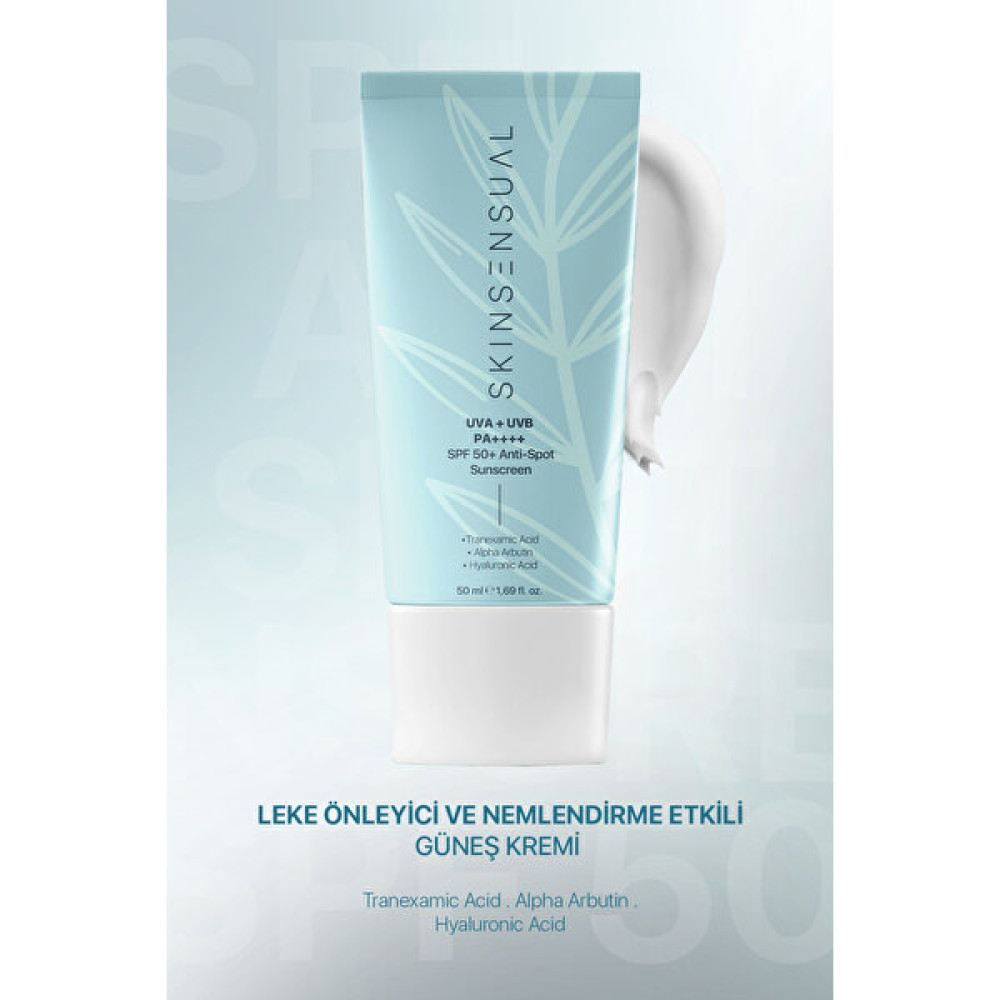 Skin Sensual Leke Karşıtı, Nemlendirme Etkili Güneş Kremi 50 Spf Uva/uvb Pa++++ Güneş Kremleri ve Losyonları Fiyatı