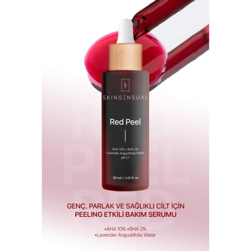 Skin Sensual Red Peel Canlandırıcı ve Cilt Tonu Eşitleyici Kırmızı Peeling Serum 30 ml Anti-Aging / Yaşlanma Karşıtı Fiyatı
