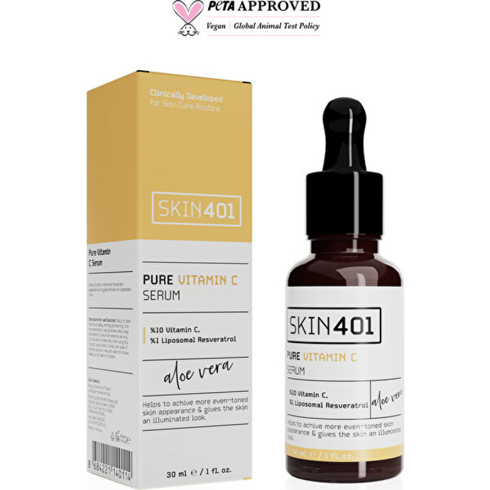 SKIN401 %10 Vitamin C Aydınlatıcı Renk Tonu Eşitleyici Serum 30 ml Leke Kremi Fiyatı