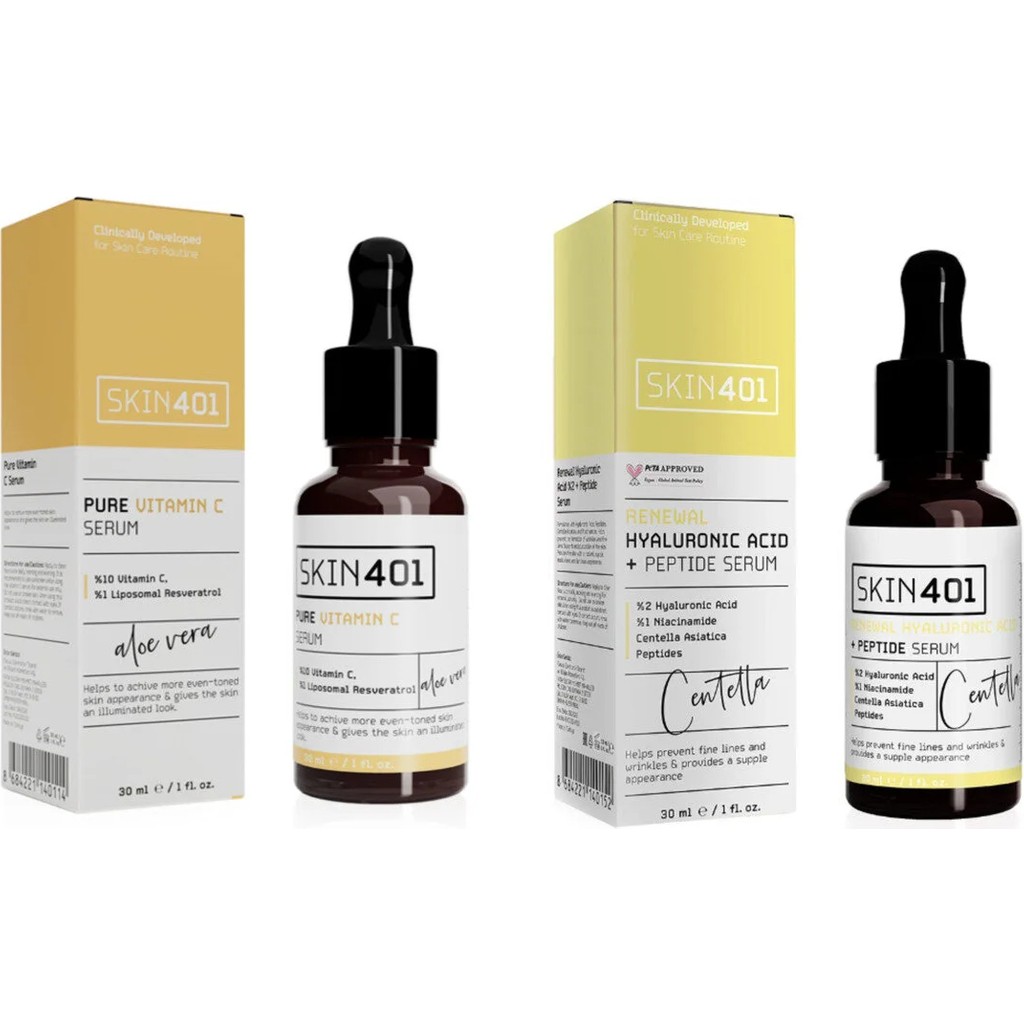 SKIN401 Canlandırma ve Nemlendirici Etkili Serum Seti Diğer Fiyatı