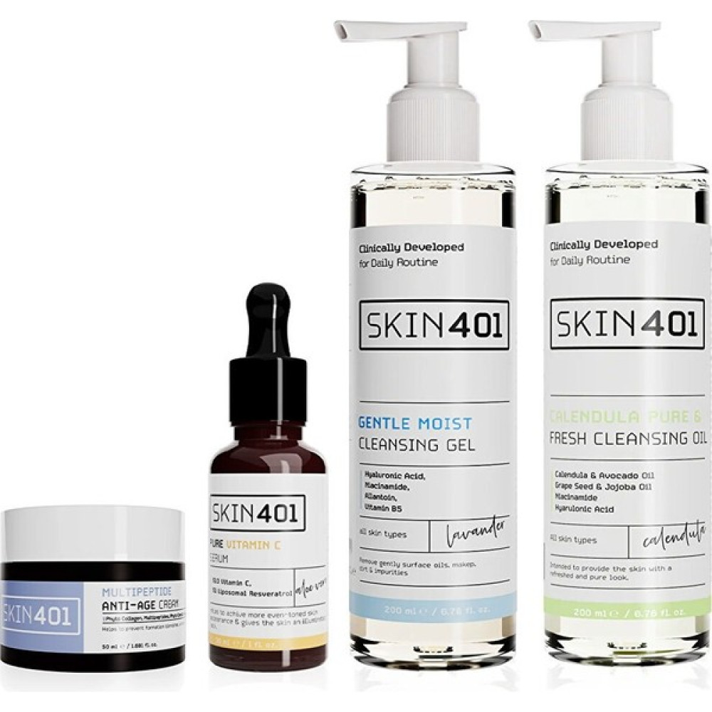 Skin401 Cilt Yenilenmesine Yardımcı ve Aydınlatma Etkili Bakım Rutini Cilt ve Yüz Bakımı Fiyatı