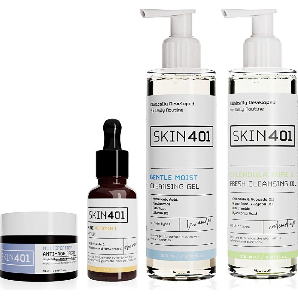 Skin401 Cilt Yenilenmesine Yardımcı ve Aydınlatma Etkili Bakım Rutini Diğer Fiyatı