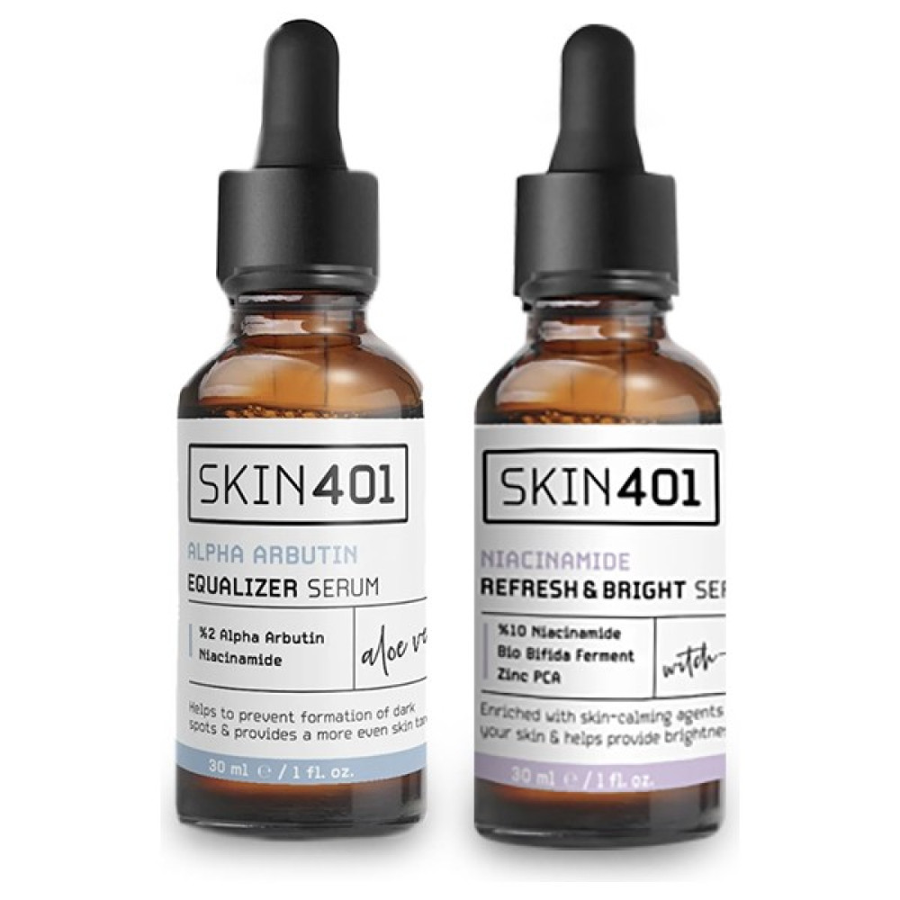 SKIN401 Koyu Leke ve Siyah Nokta Serum Seti Cilt ve Yüz Bakımı Fiyatı