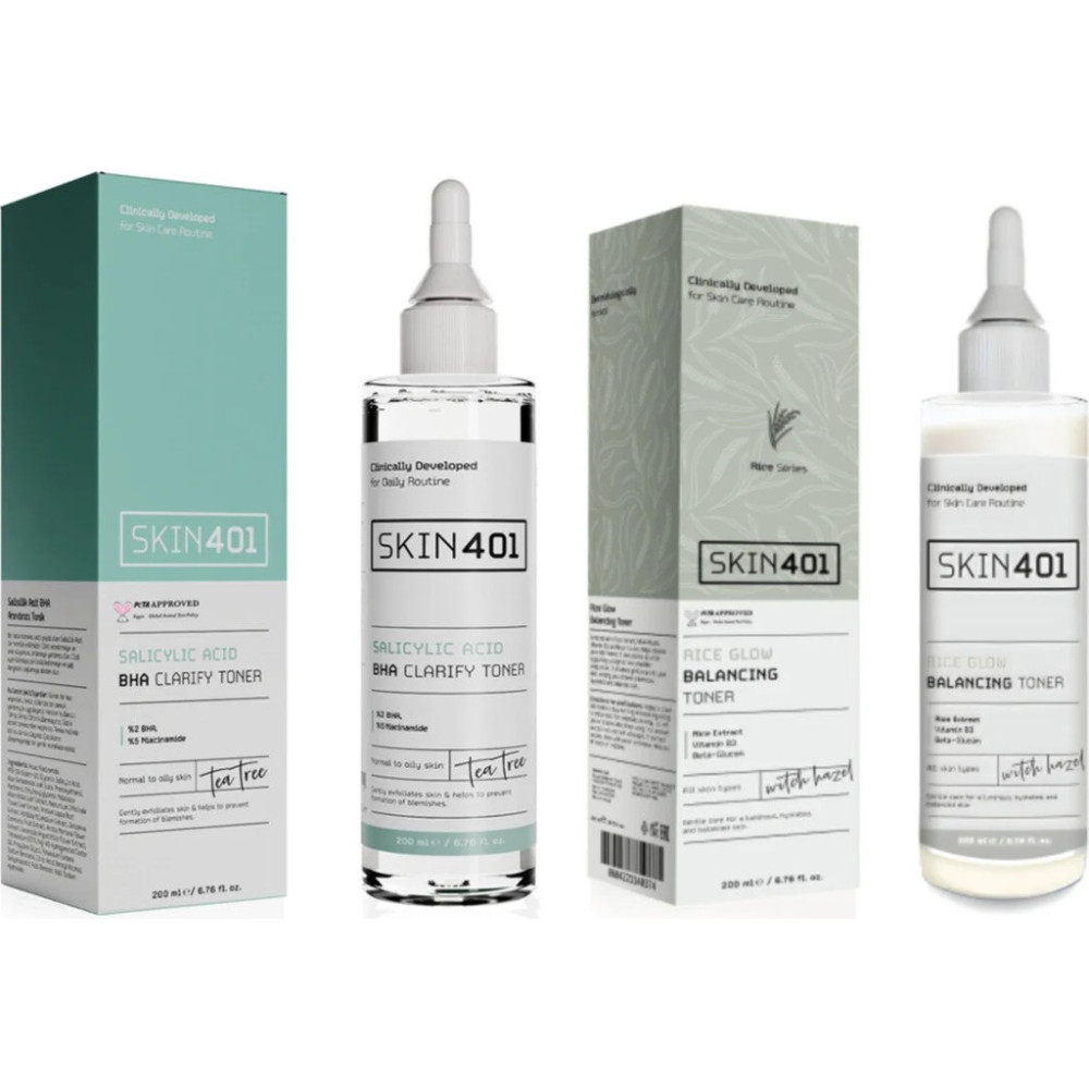 SKIN401 Siyah Nokta Karşıtı ve Dengeleyici Tonik 2'li Set Diğer Fiyatı