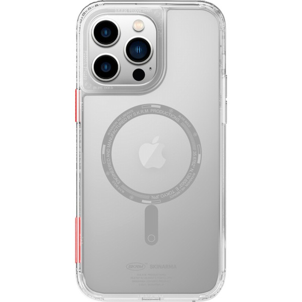Skinarma iPhone 14 Pro Uyumlu Kılıf Skinarma Şeffaf Airbag Tasarımlı Magsafe Şarj Özellikli Saido Kapak Cep Telefonu Kılıfı Fiyatı