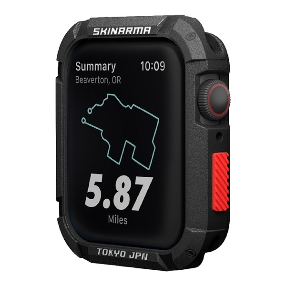 Skinarma Watch 7 45MM Skinarma Kurono Buzlu Tasarım Sert Pc Kasa Koruyucu Siyah Giyilebilir Teknoloji Aksesuarları Fiyatı