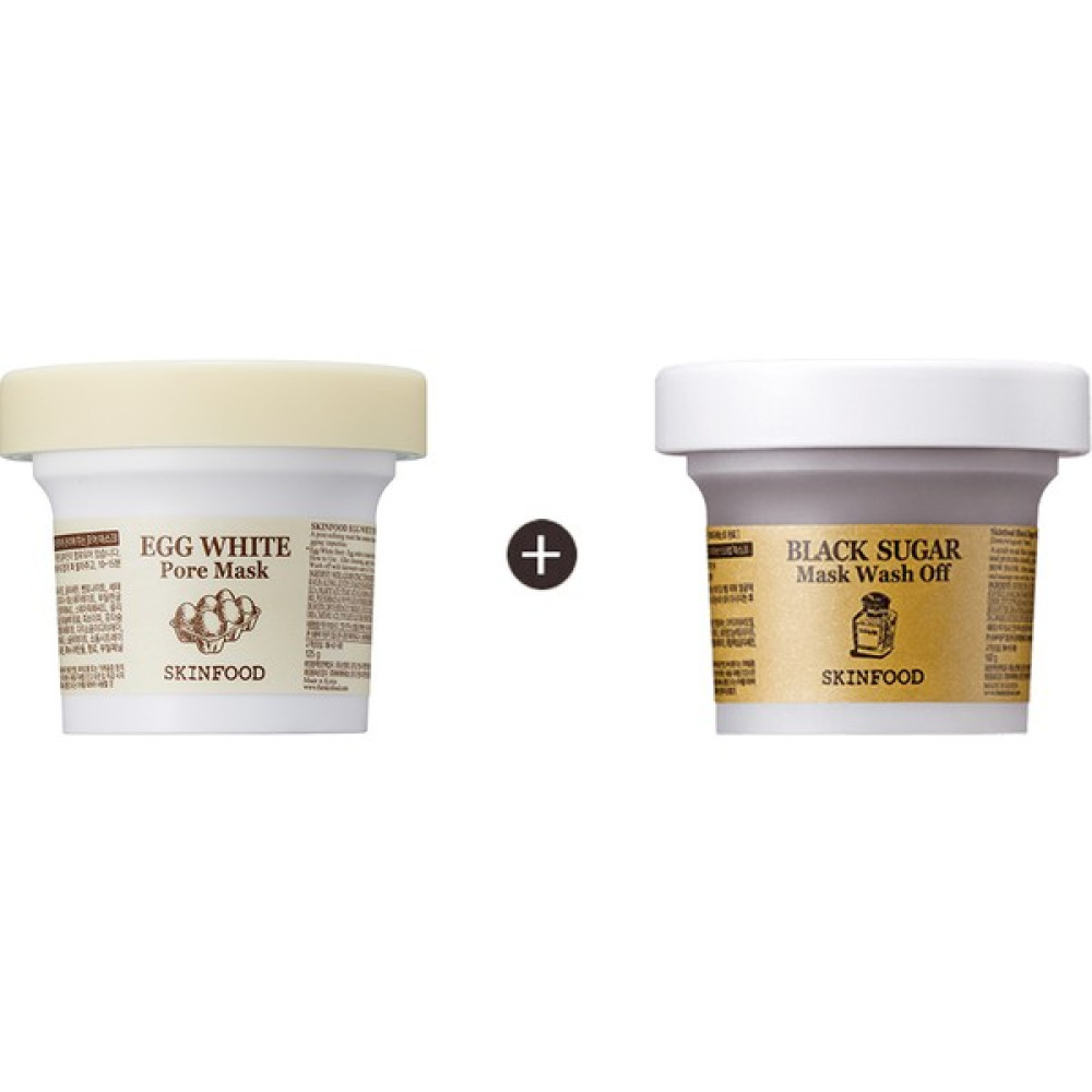 Skinfood Egg White Pore + Black Sugar Maske - 1 Maskeler Fiyatı